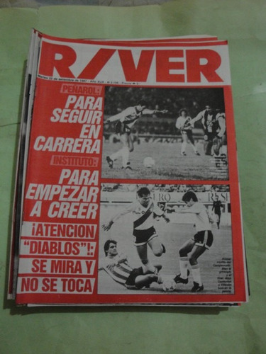 River Nº 2106 River 1 Instituto 0 - Ruggeri Lamina - Peñarol