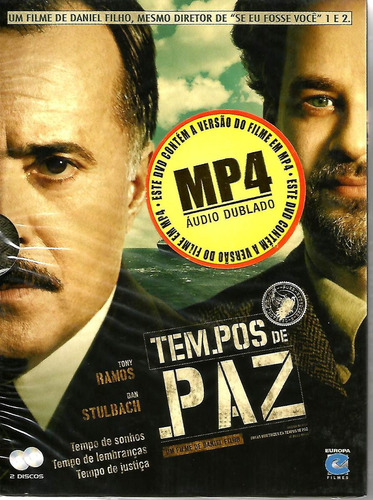 Dvd Tempos De Paz - Toni Ramos - Digipack Duplo - Lacrado