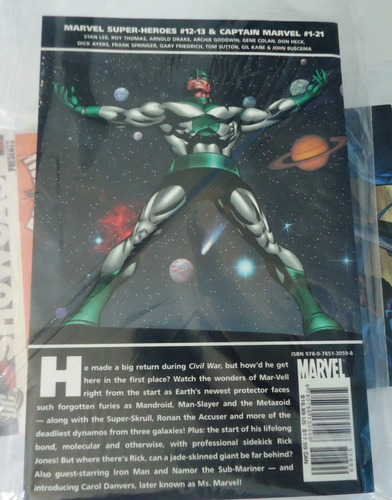 Essential Captain Marvel, Vol. 1 (marvel Essentials), 512 Pg