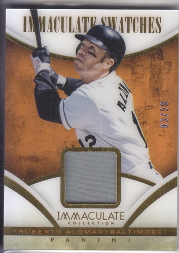 2014 Panini Immaculate Jersey Roberto Alomar Orioles /99