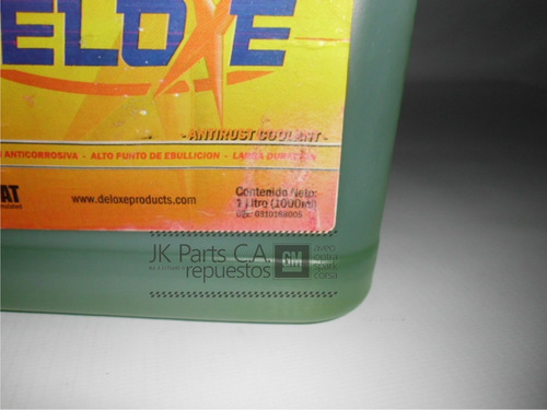 Refrigerante Anticorrosivo Deldxe Verde