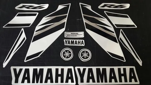comprar Calcos Yamaha R6 2006 Moto Blanca Con Sponsors