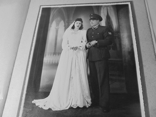 El Arcon Antigua Fotografia Blanco Negro Casamiento 1945 130