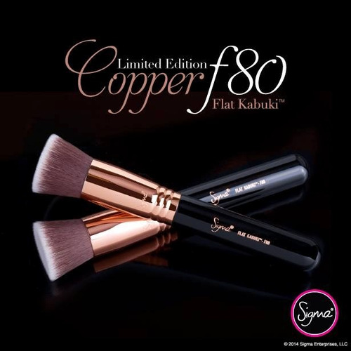 Pincel Sigma F80 Copper Rosé ! Loja Oficial