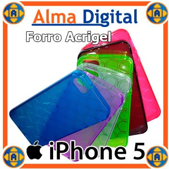 Forro Acrigel iPhone 5 5s Estuche Protector Goma Manguera