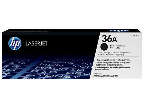 Toner Original Negro Hp Laserjet 36a Cb436a