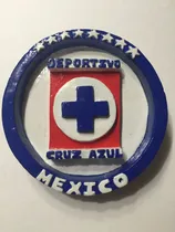 Comprar Escudos Futbol Maquina Cruz Azul  Yeso Hecho A Mano Liga Mx