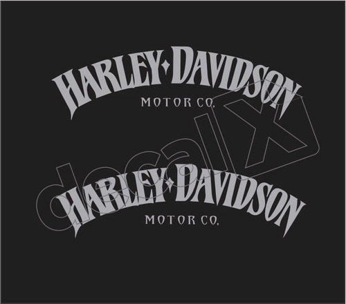 Adesivo Tanque Harley Davidson Custom Hdadt005