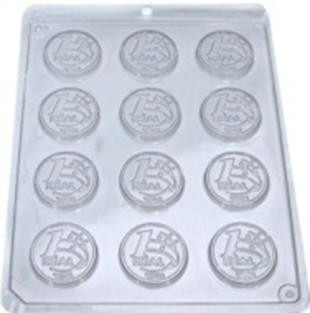 Forma De Acetato Para Chocolate E Trufa - 20 Formas
