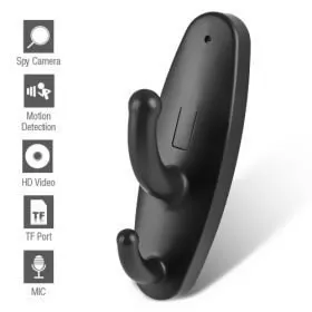 Cabide Espião Exelente Resolução Com Sensor De Movimento