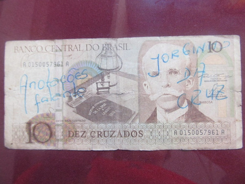 El Arcon Billete Brasil De Diez Cruzados 38607