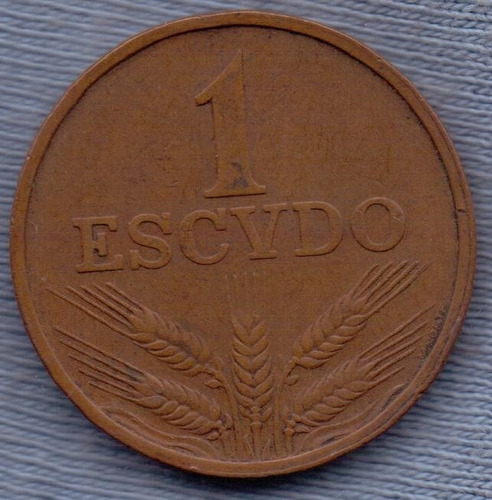 Portugal 1 Escudo 1970 * Republica * Escudo *