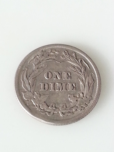 Moneda Estados Unidos Us Dime 1912 De Plata