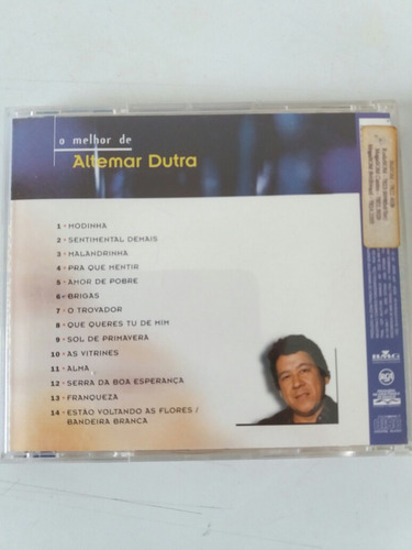Imagem 2 de 3 de Cd O Melhor De Altemar Dutra: Modinha, Malandrinha E Mais.