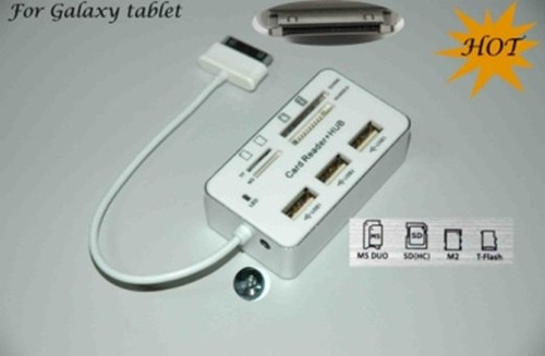 Hub Usb Lector De Targetas Para Tablet Samsung Galaxy Tab.