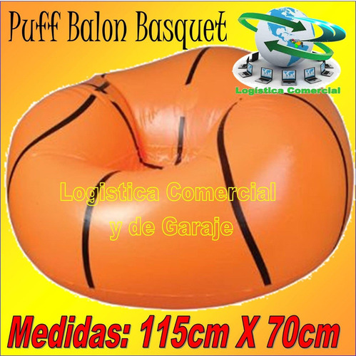 Puff Silla Sillon Inflable Balon Basket 115x70 Cm Bestway