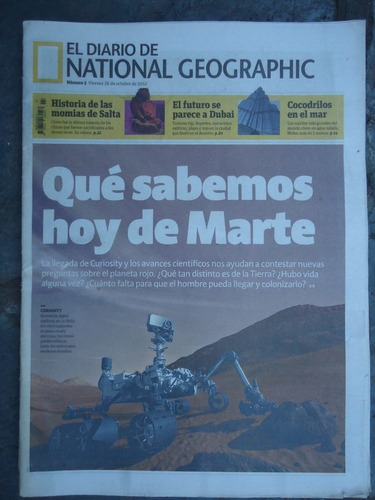 Diario National Geographic Nº 3 Que Sabemos Hoy De Marte