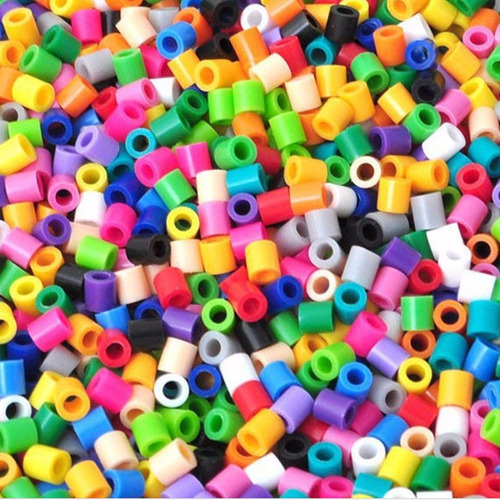 1000 Hama Beads Colores Mixtos Midi+1 Bases 8 Cm+pinza
