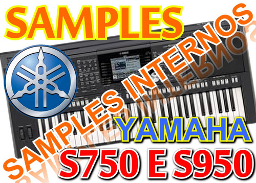 25 Samples Interno Yamaha Pacote S01 Para Yamaha S750 E S950