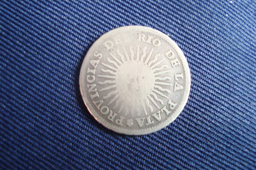 Provincias Unidas 1 Real 1813,j. De Plata, Moneda Muy Escasa