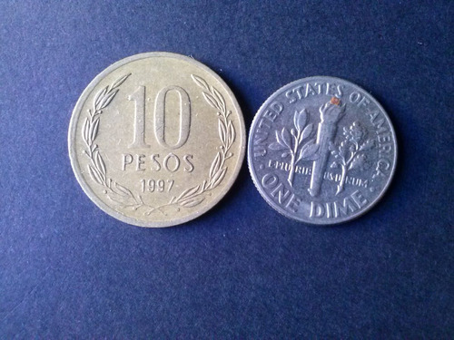 Moneda Estados Unidos One Dime 1971 Ceca D (c45)