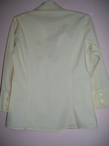 Camisa Mujer Elastizada Manga 3/4 Talle M Marca 21