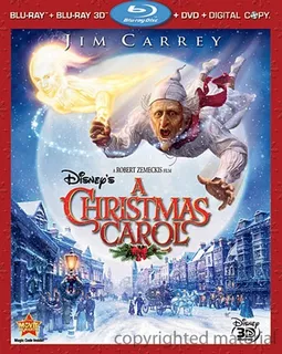 Blu-ray A Christmas Carol / Fantasmas De Scrooge / 3d 2d Dvd