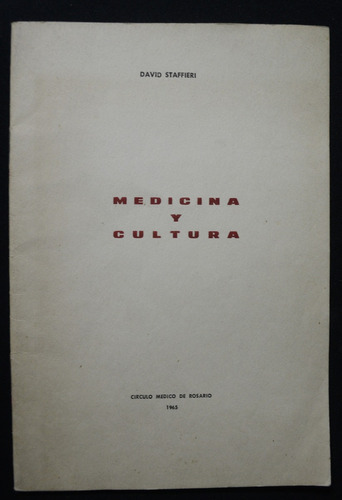 Medicina Y Cultura David Staffieri