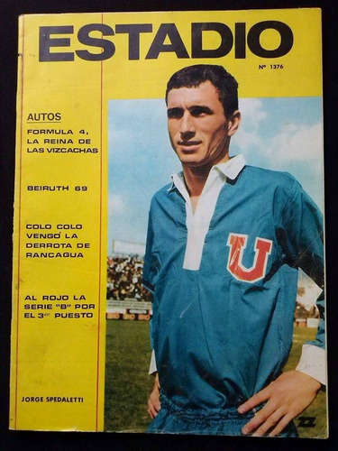 Estadio N° 1376 13 De Nov De 1969 Jorge Spedaletti