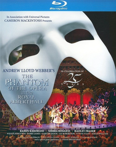 Blu-ray The Phantom Of The Opera Royal Albert Hall 25 Years