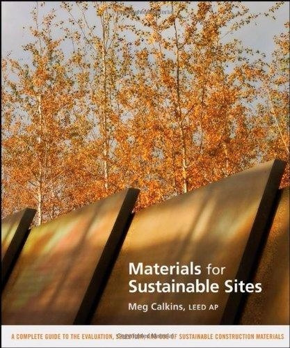 Materials For Sustainable Sites - Livro Em Inglês