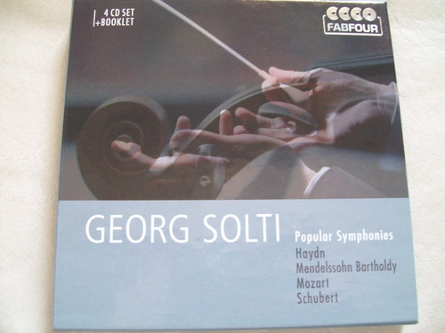 Georg Solti Box 4 Cds Sinfonias Haydn Schubert Mozart ( Vv )