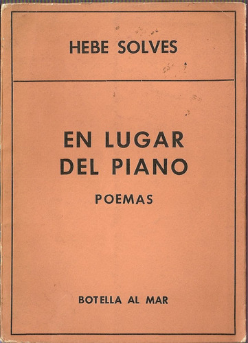 En Lugar Del Piano - Solves - Botella Del Mar