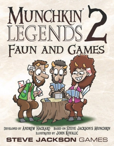 Munchkin Legends 2 Faun And Gamess - Expansão Jogo Sjg