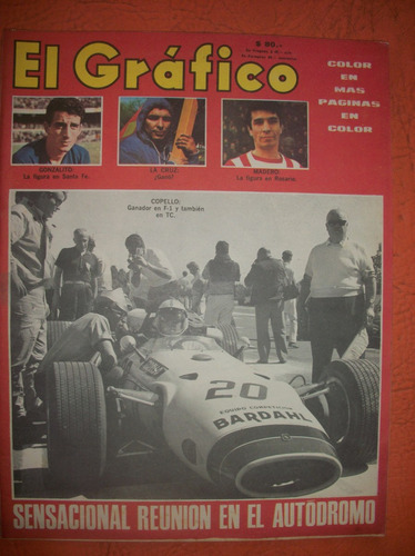 El Grafico 2527 12/3/1968 Revista Completa Excelente Estado