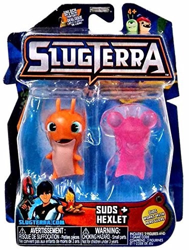 Bajoterra Slugterra Pack Babosas Suds + Hexlet 4,5 Cms