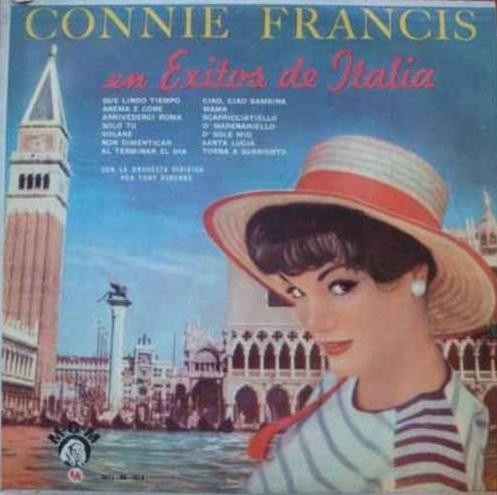 Connie Francis En Exitos De Italia Raro Vinilo Lp Pvl
