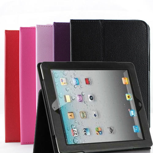 Capa Executiva Livro Para iPad 3 A1430 Em Couro Luxo