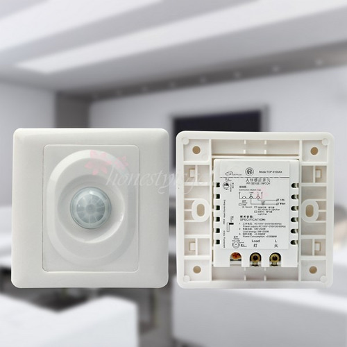 Sensor De Movimiento De Embutir Para Luz Automática
