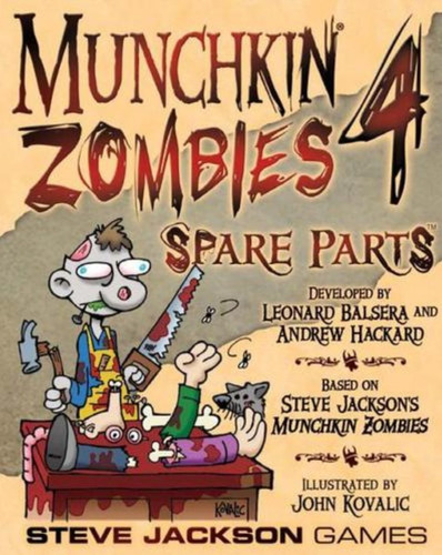 Munchkin Zombies 4 Spare Parts - Expansão Jogo Sjg