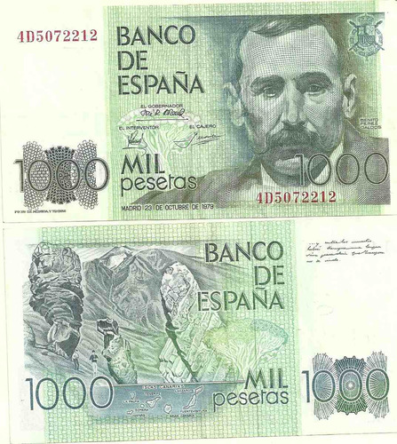 Billete España 1000 Pesetas Año 1979 Excelente