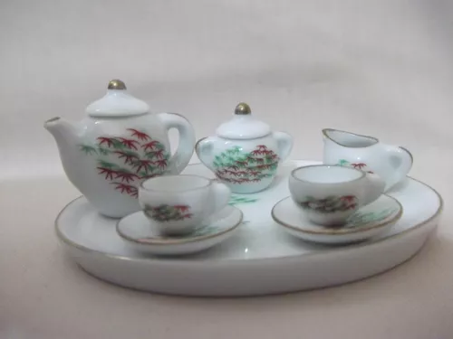 Antigo Jogo de chá japonês, na famosa porcelana casca d