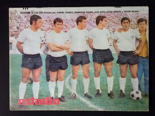 Revista Estadio N° 1348 1 May 1969 Delantera Colocolo