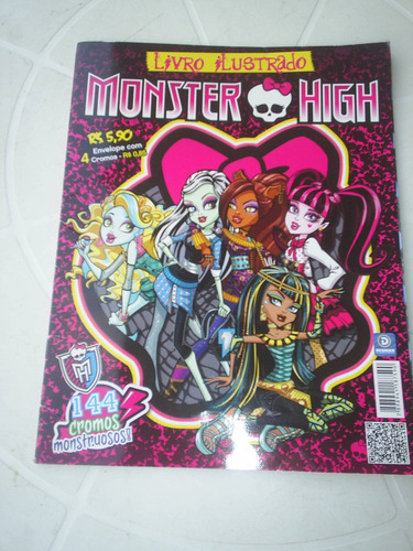 Album Monster High - Com 80 Figurinhas - Editora Deomar