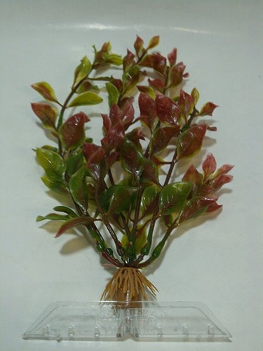 Planta Artificial Plástica Aquário Red Ludwigia 30cm - Tetra