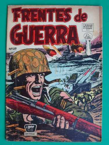 1956 Frentes De Guerra #29 Comic Editorial La Prensa