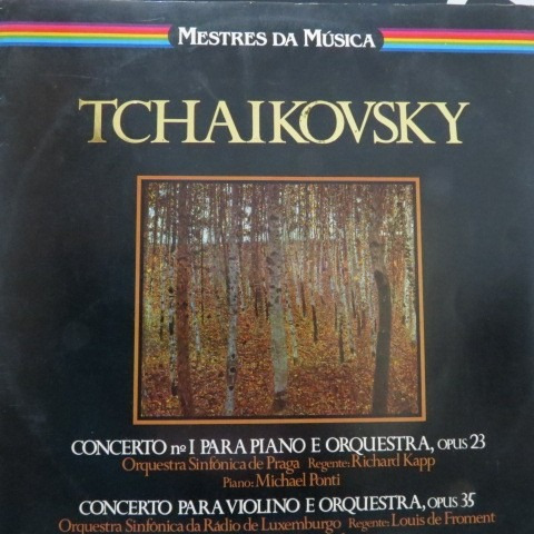 Lp -  Tchaikovsky - Concerto N.1 Para Piano E Orc Vinil Raro