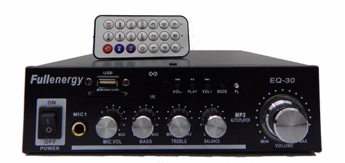Amplificador Reproductor De Audio Full Energy Eq 30