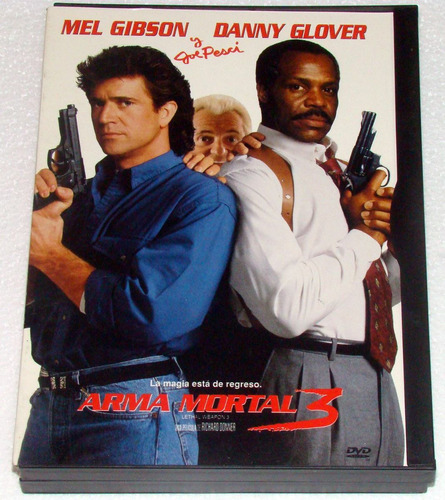 Arma Mortal 3 Mel Gibson Danny Glover Joe Pesci Dvd