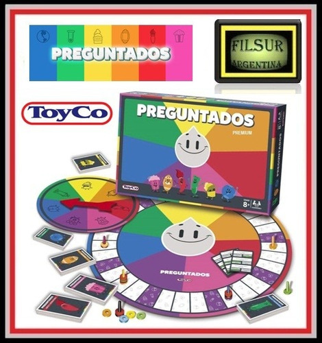 Juego De Mesa Preguntados Premium Original Toyco Tv Filsur Mercado Libre